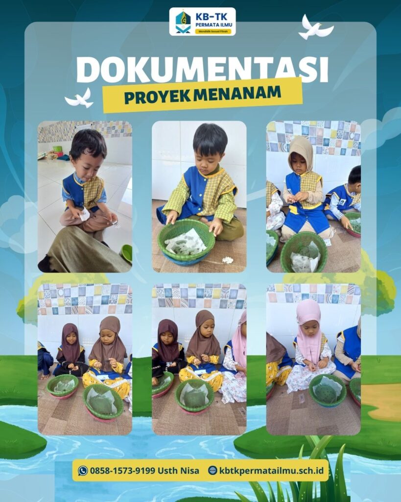 Kegiatan “Tanaman Kangkungku” menjadi pengalaman berharga bagi anak-anak TK Permata Ilmu untuk belajar mencintai alam, beribadah, dan menumbuhkan akhlak mulia sejak dini.